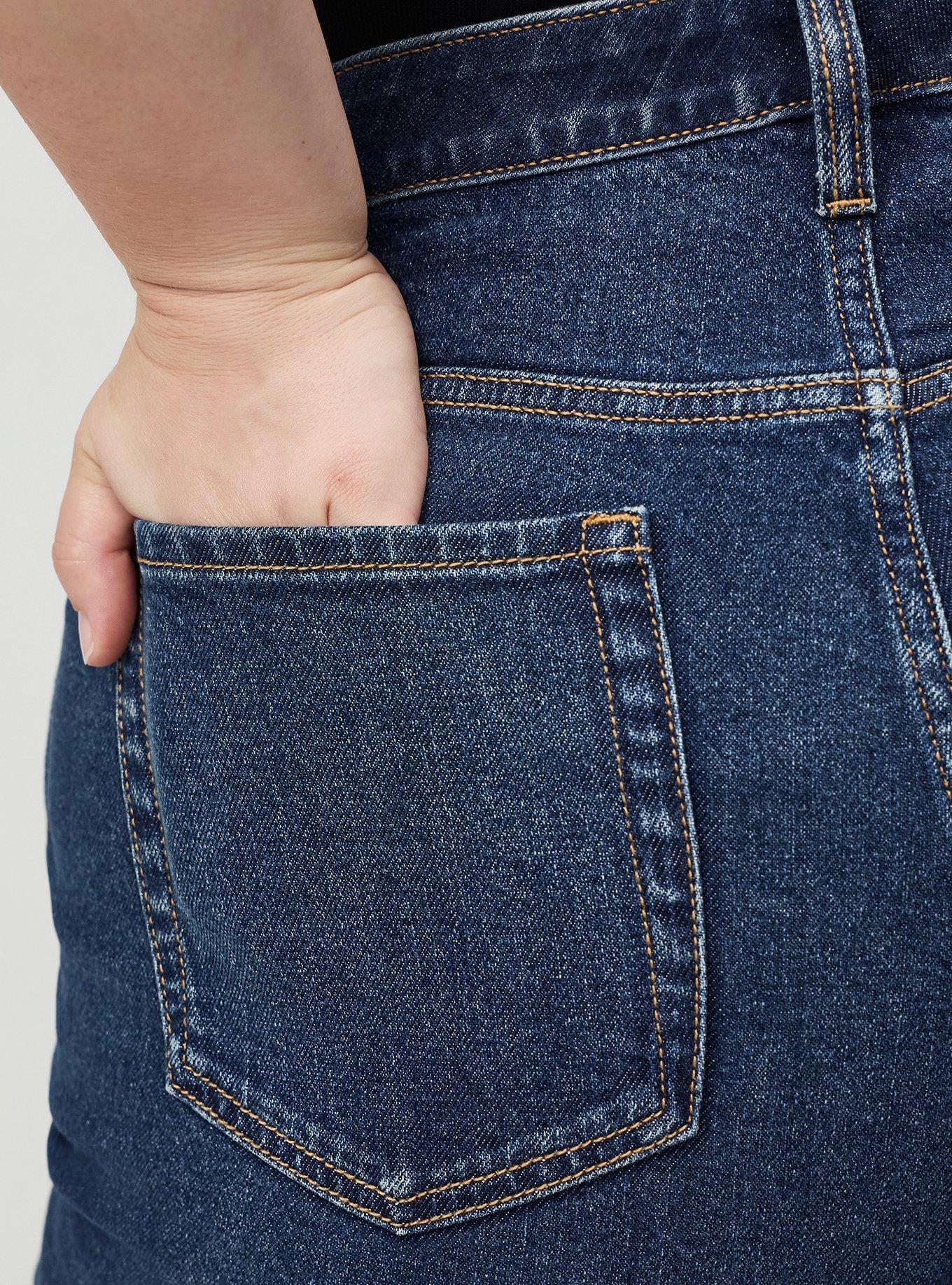 Plus Size High-Rise Straight Jean, MIDNIGHT OIL, alternate