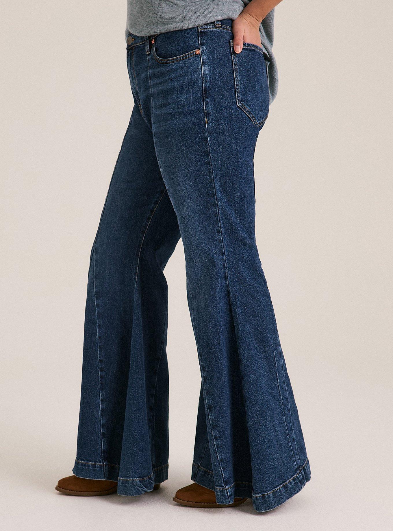 Plus Size - Festi High-Rise Super Flare Jean - Torrid