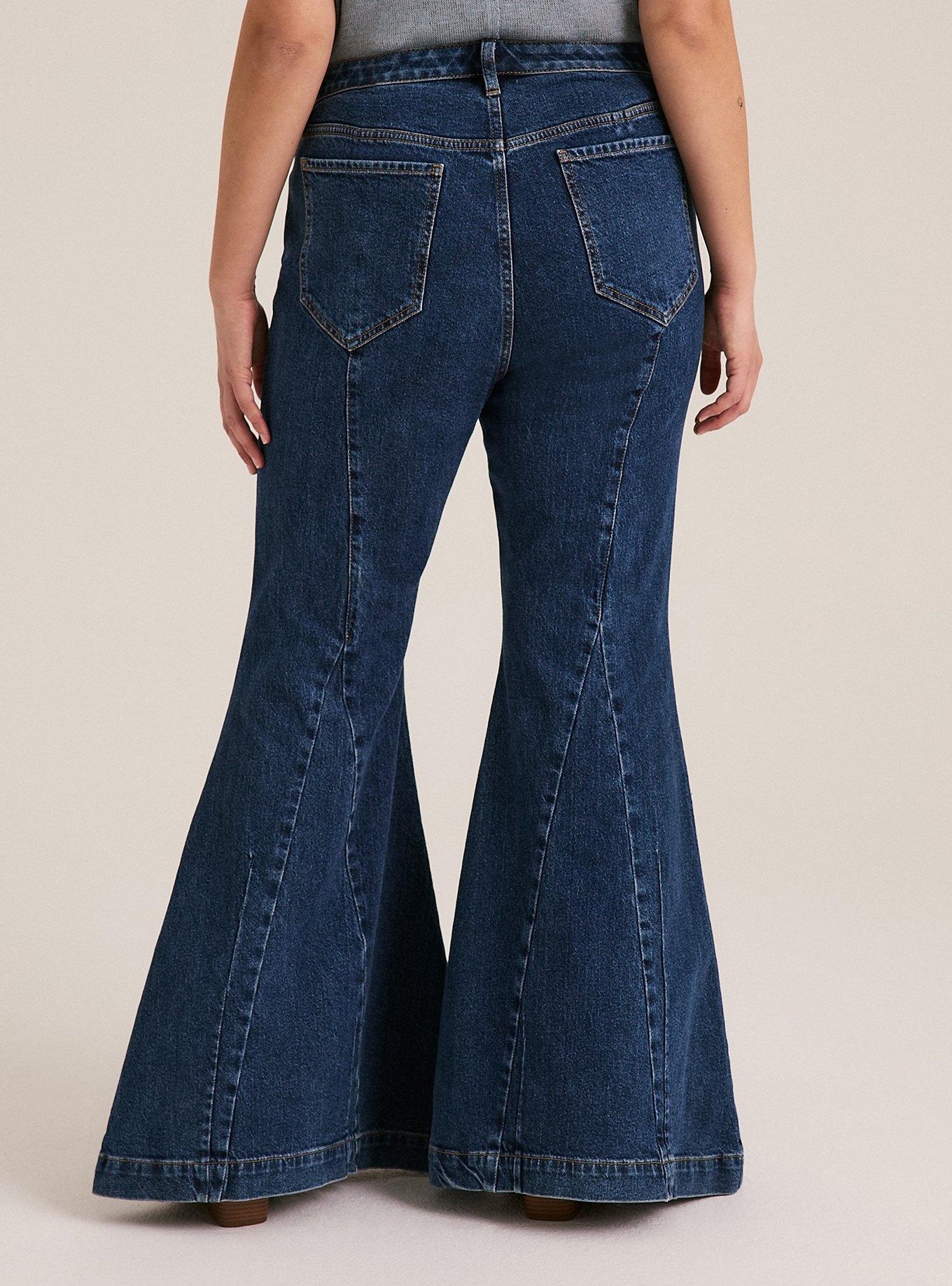 Plus Size - Festi High-Rise Super Flare Jean - Torrid