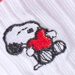 2-Pack Snoopy Ruffle Ankle Socks, MULTI, swatch