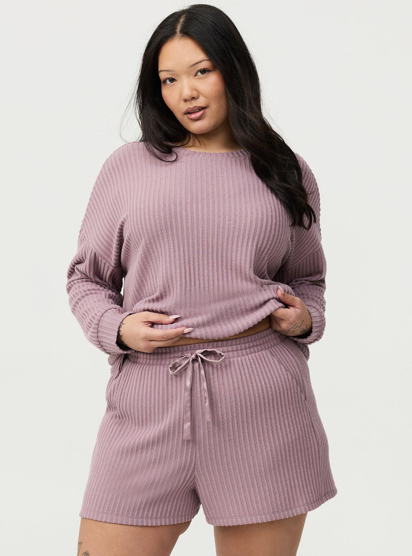 Super Soft Plush Rib Lounge Short, TOADSTOOL, hi-res