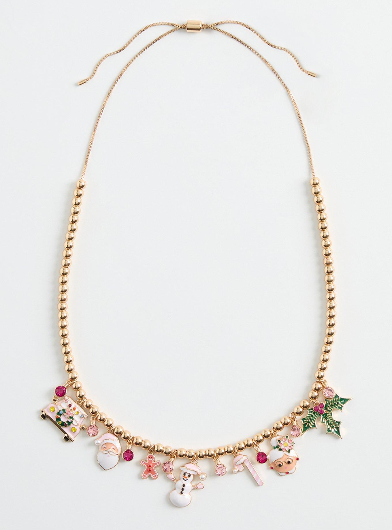 Holiday Charm Necklace, , hi-res