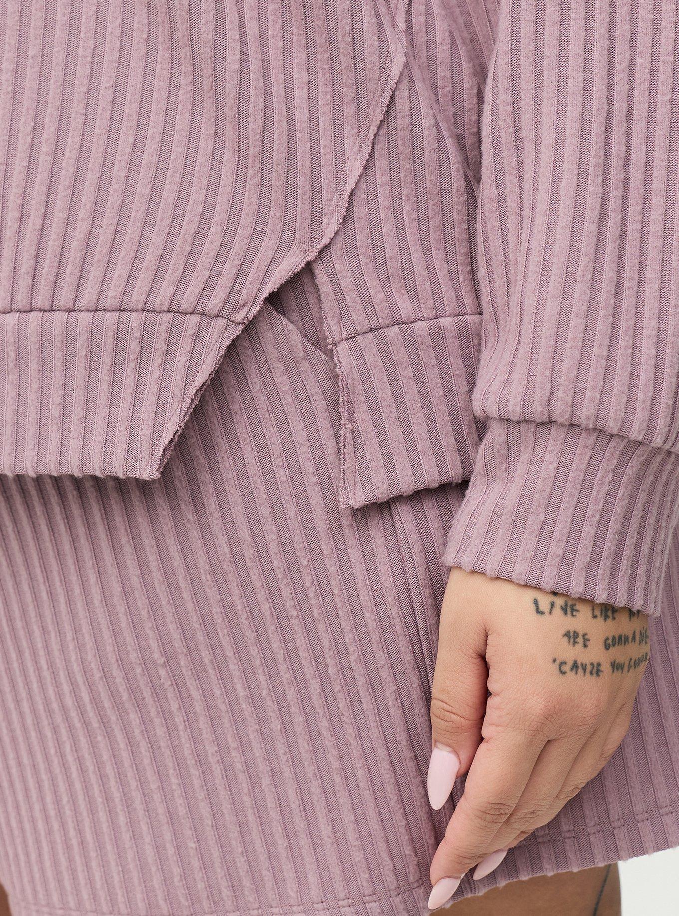 Super Soft Plush Rib Lounge Pullover, TOADSTOOL, alternate