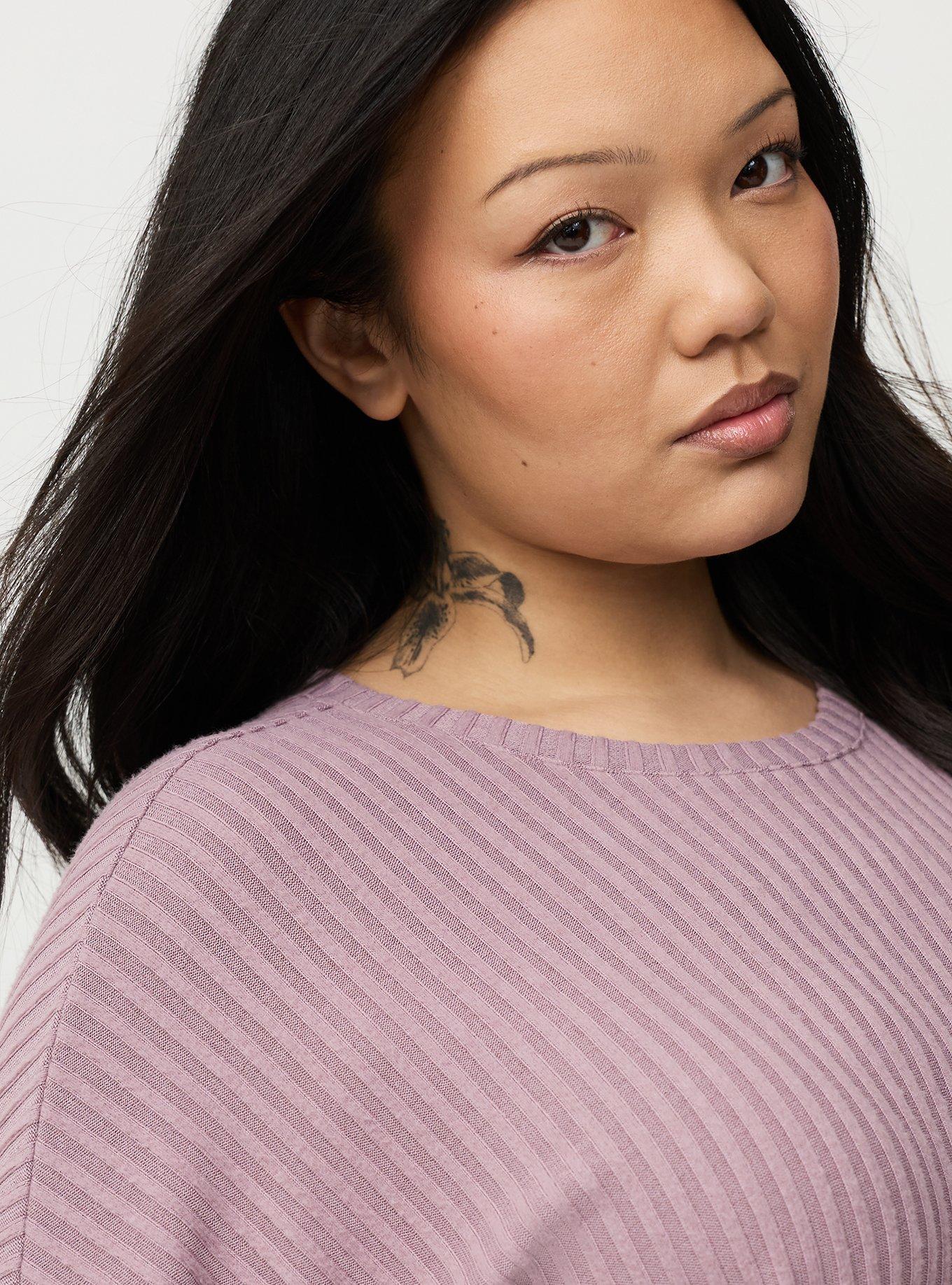 Super Soft Plush Rib Lounge Pullover, TOADSTOOL, alternate