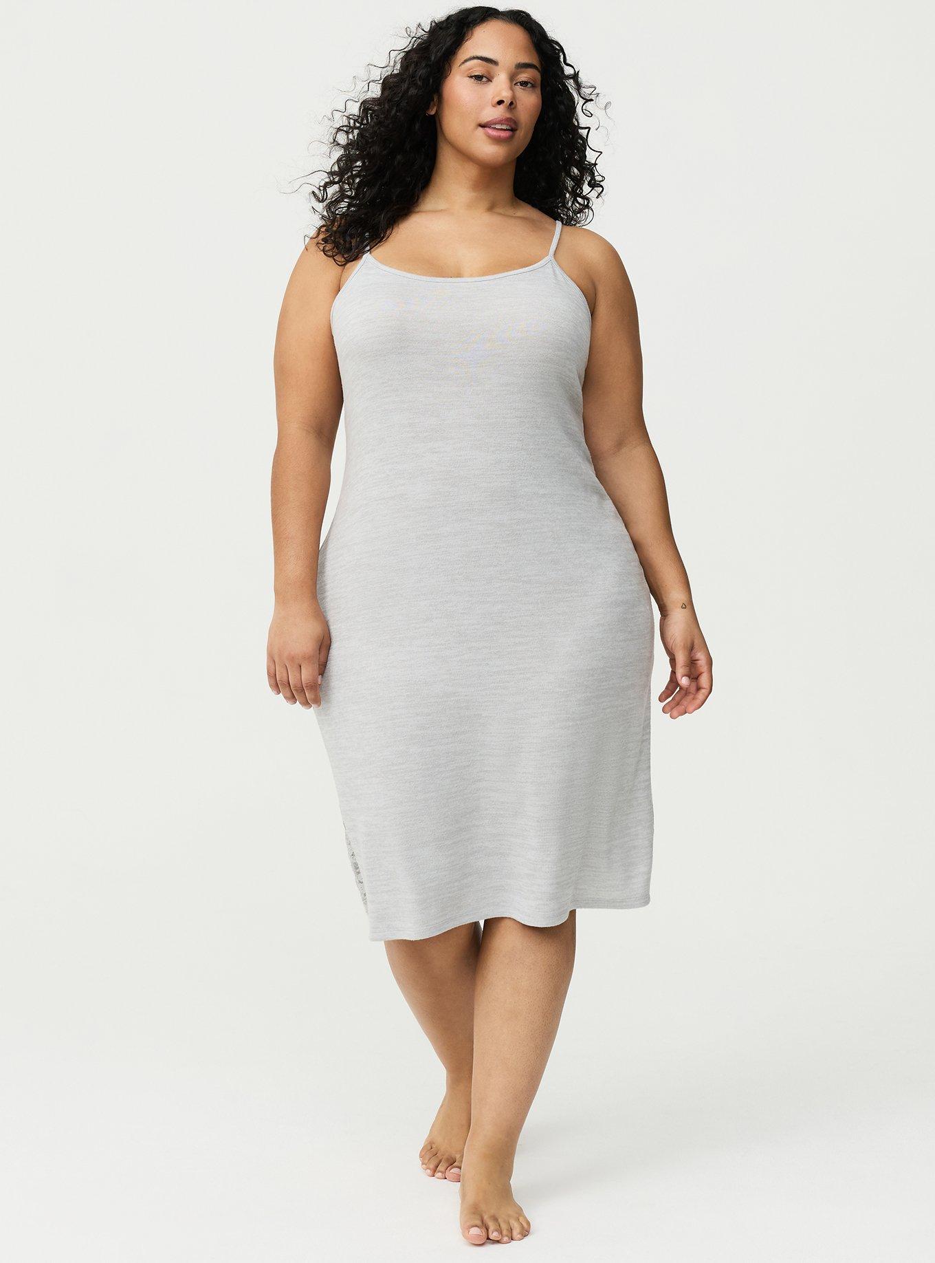 grey bodycon dress plus size Women's Plus Size Cristy 2pc Dress Set - Heather Grey main image 1