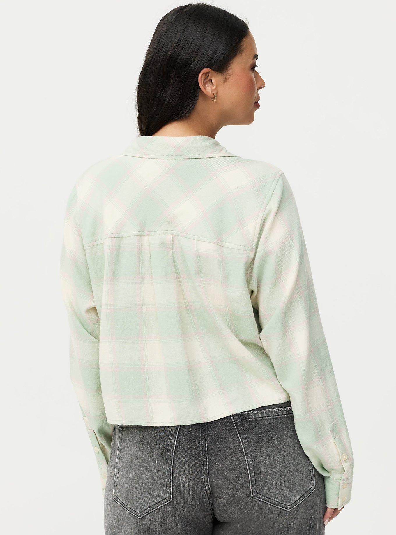 Lizzie Flannel Crop Shirt