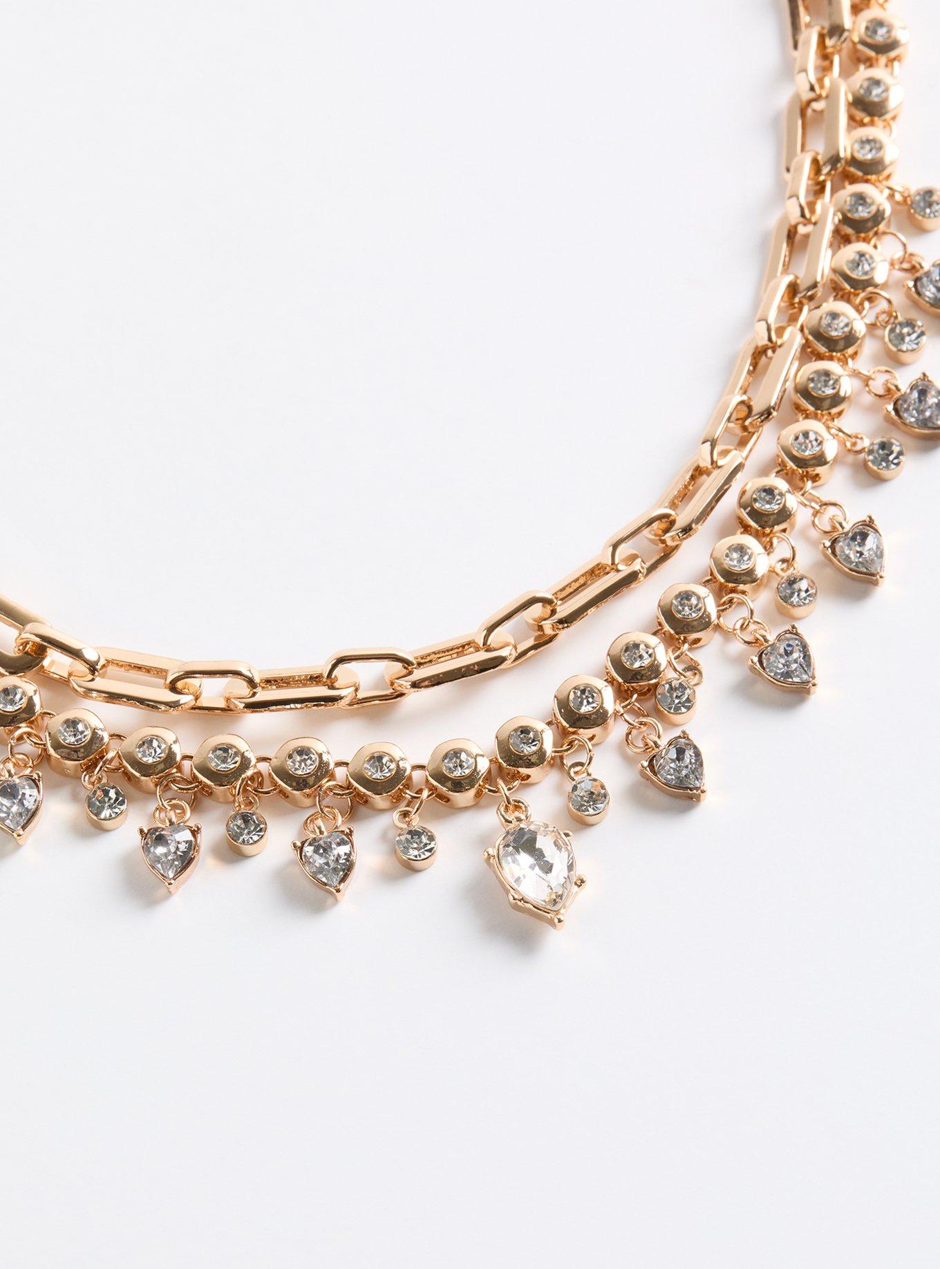 Statement Rhinestone Necklace