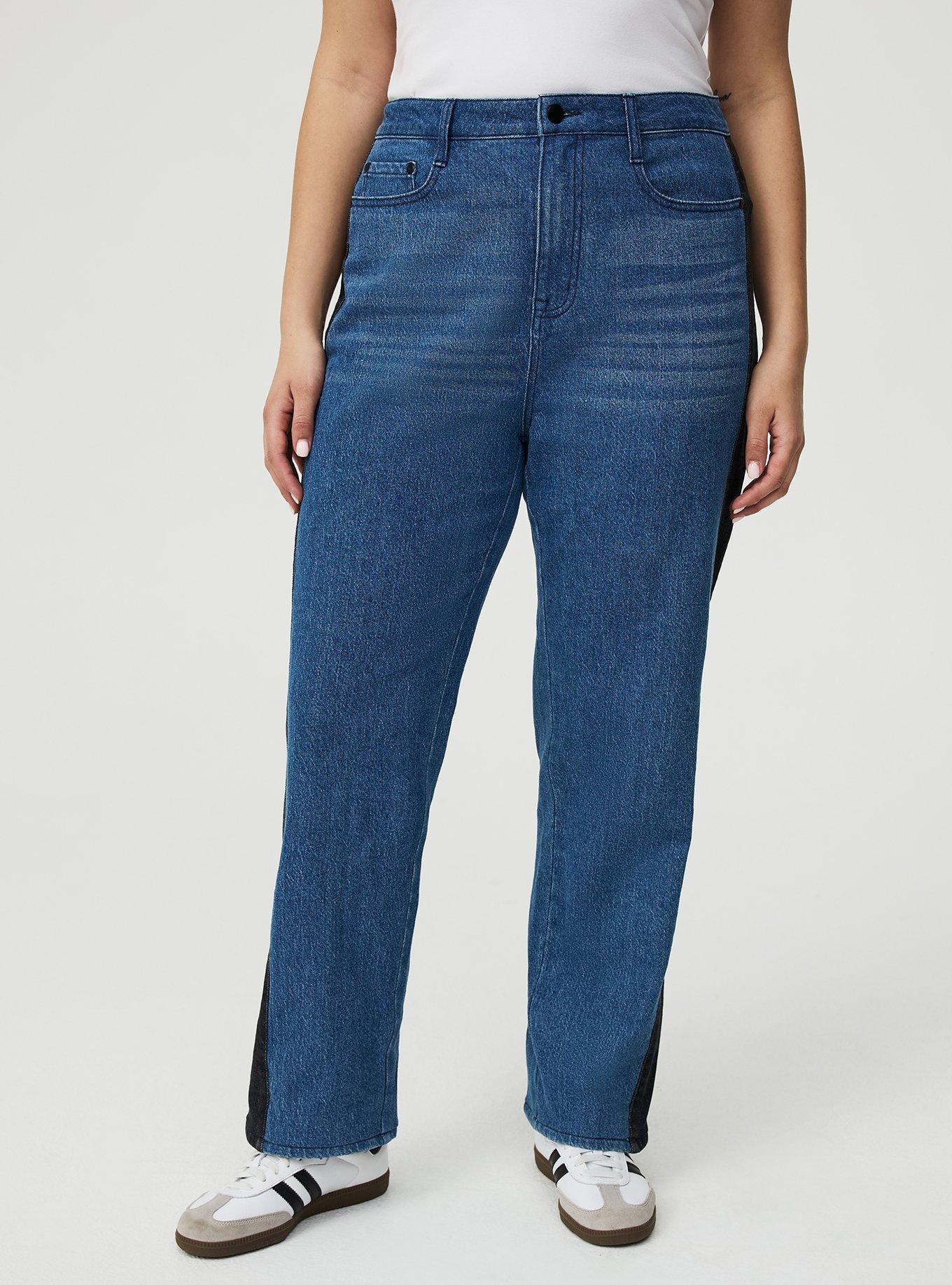 High-Rise Straight Jean, TWO TONE, alternate