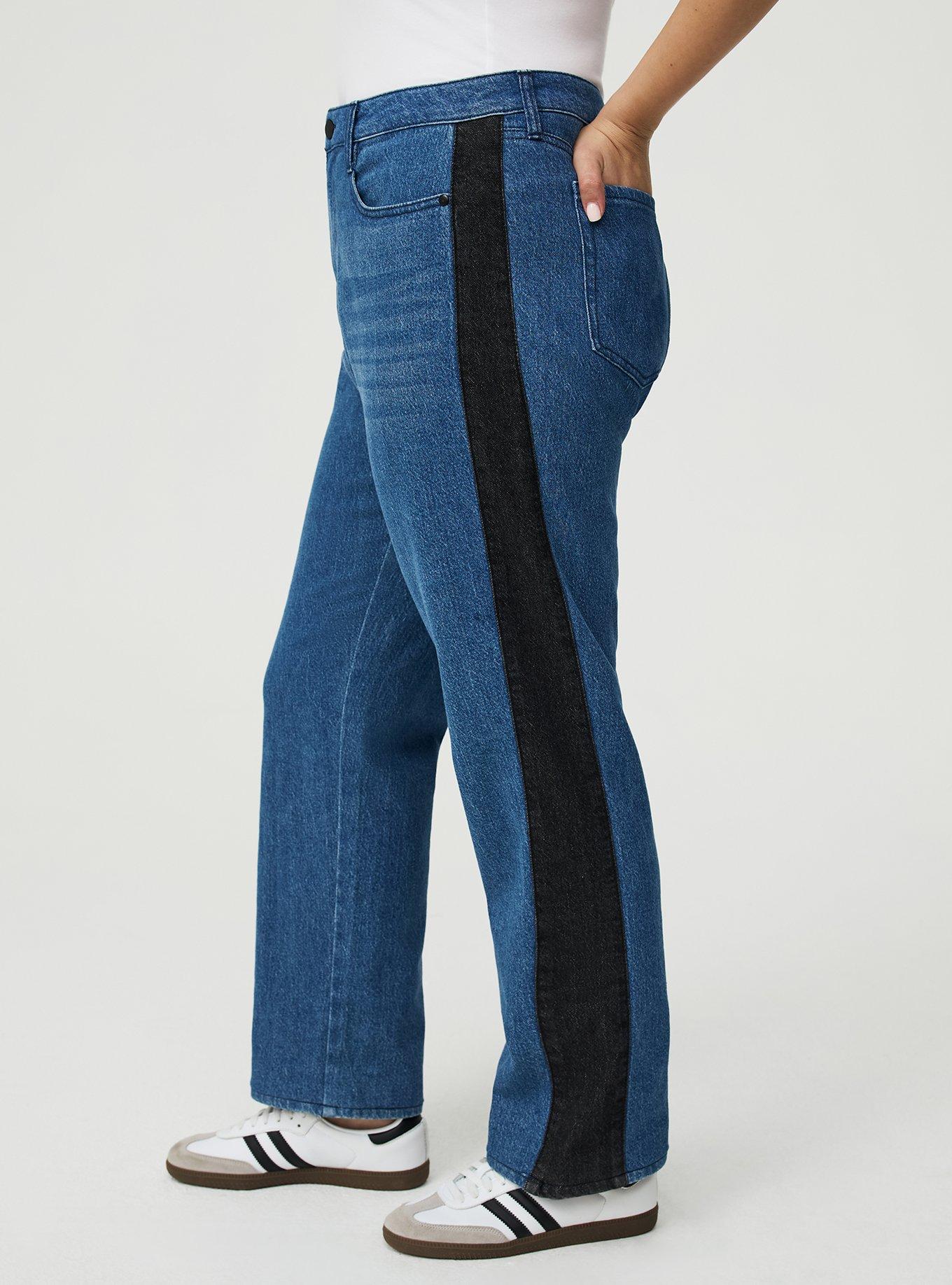 High-Rise Straight Jean, TWO TONE, alternate