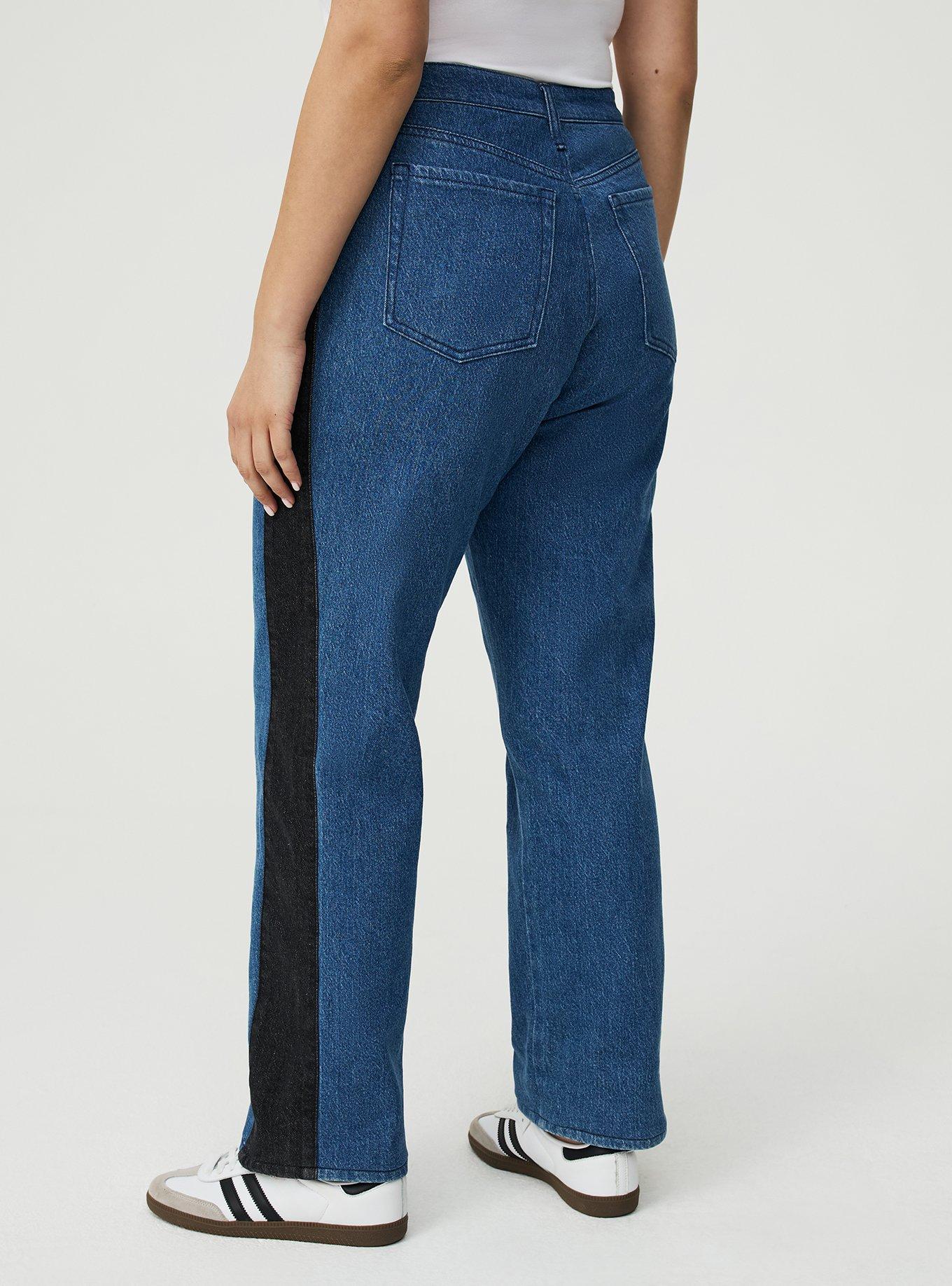 High-Rise Straight Jean, TWO TONE, alternate