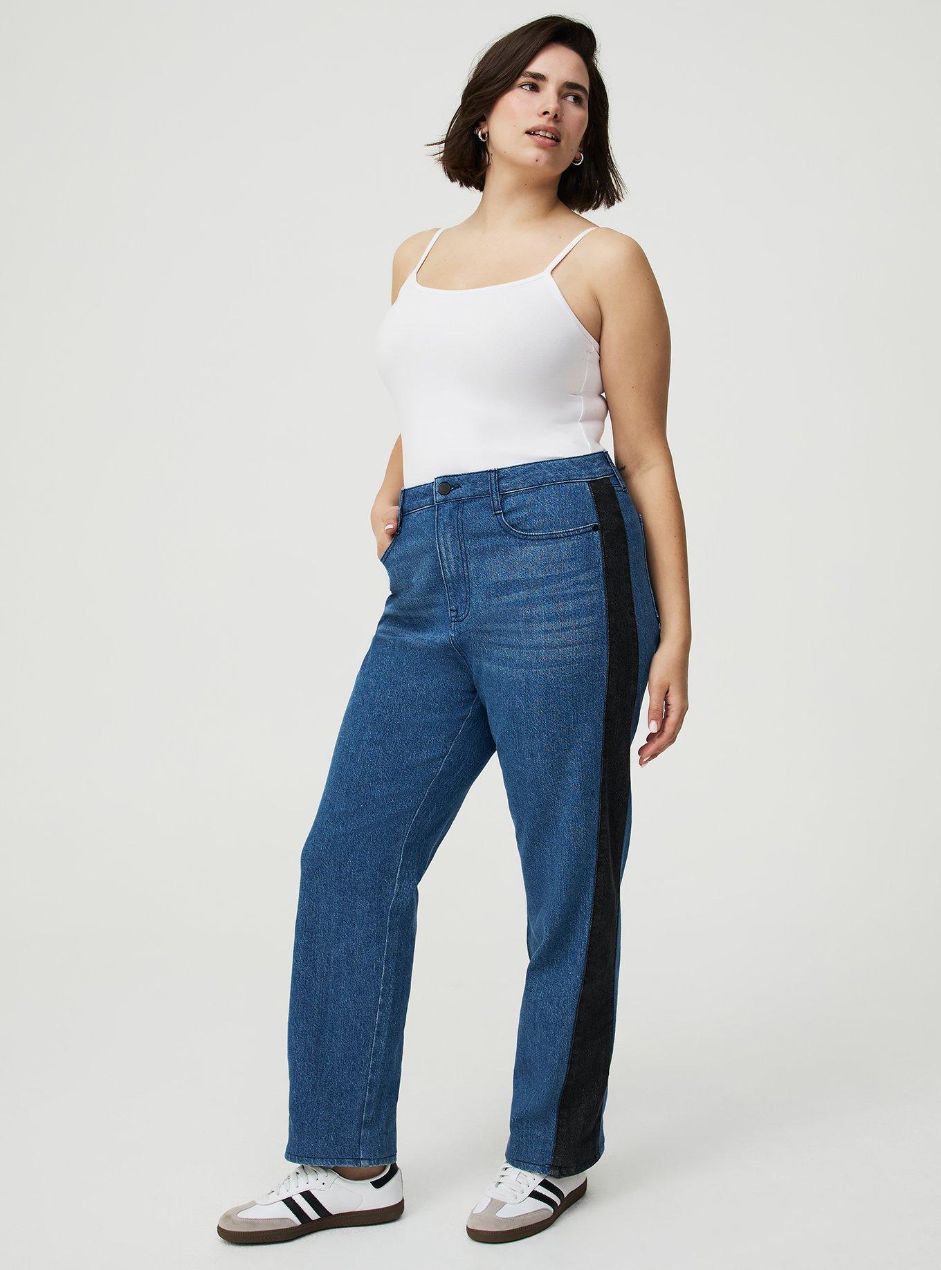 High-Rise Straight Jean, TWO TONE, alternate