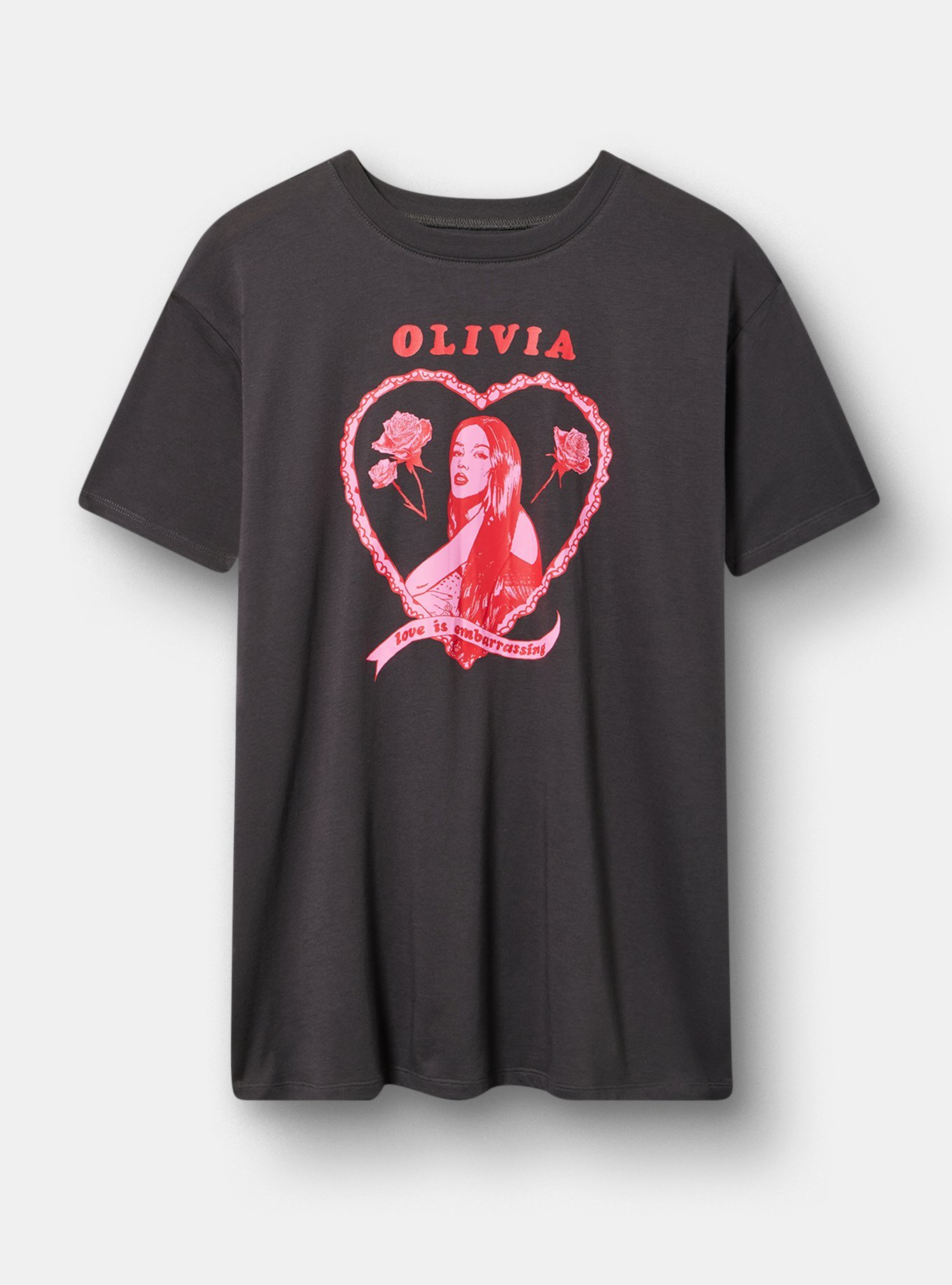 Plus Size - Olivia Rodrigo Relaxed Cotton Jersey Tee - Torrid