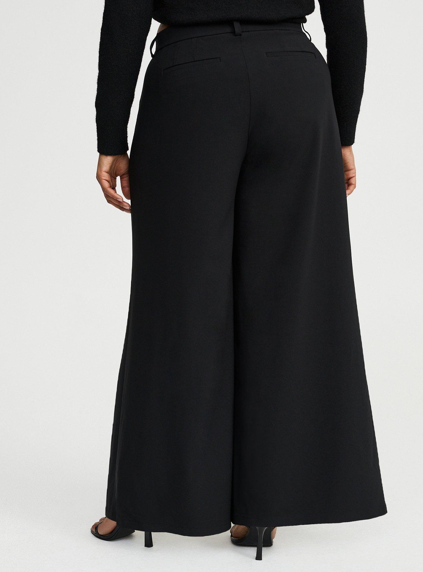 Studio Slouchy Wide Leg Trouser, DEEP BLACK, alternate