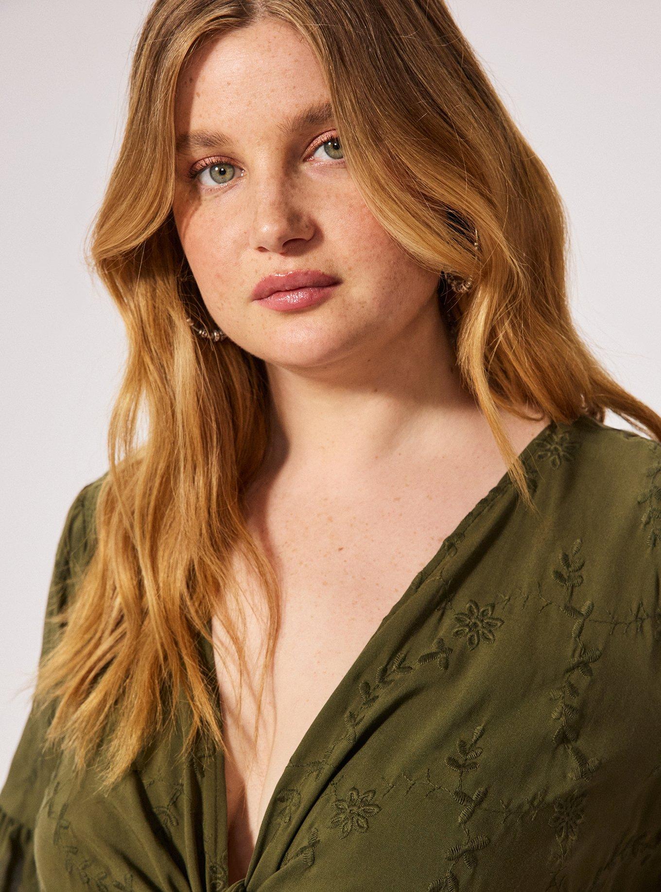 Festi Flutter Sleeve Romper, IVY GREEN, alternate