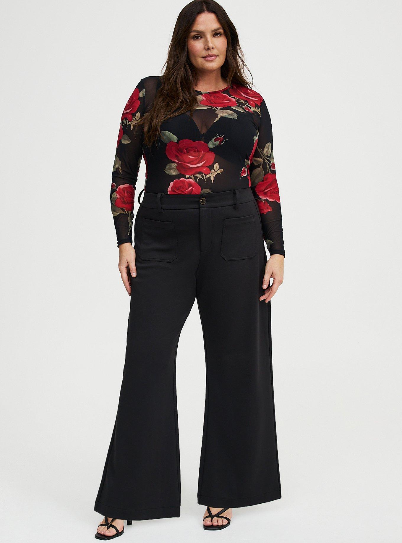 Wide Leg Ottoman Pant