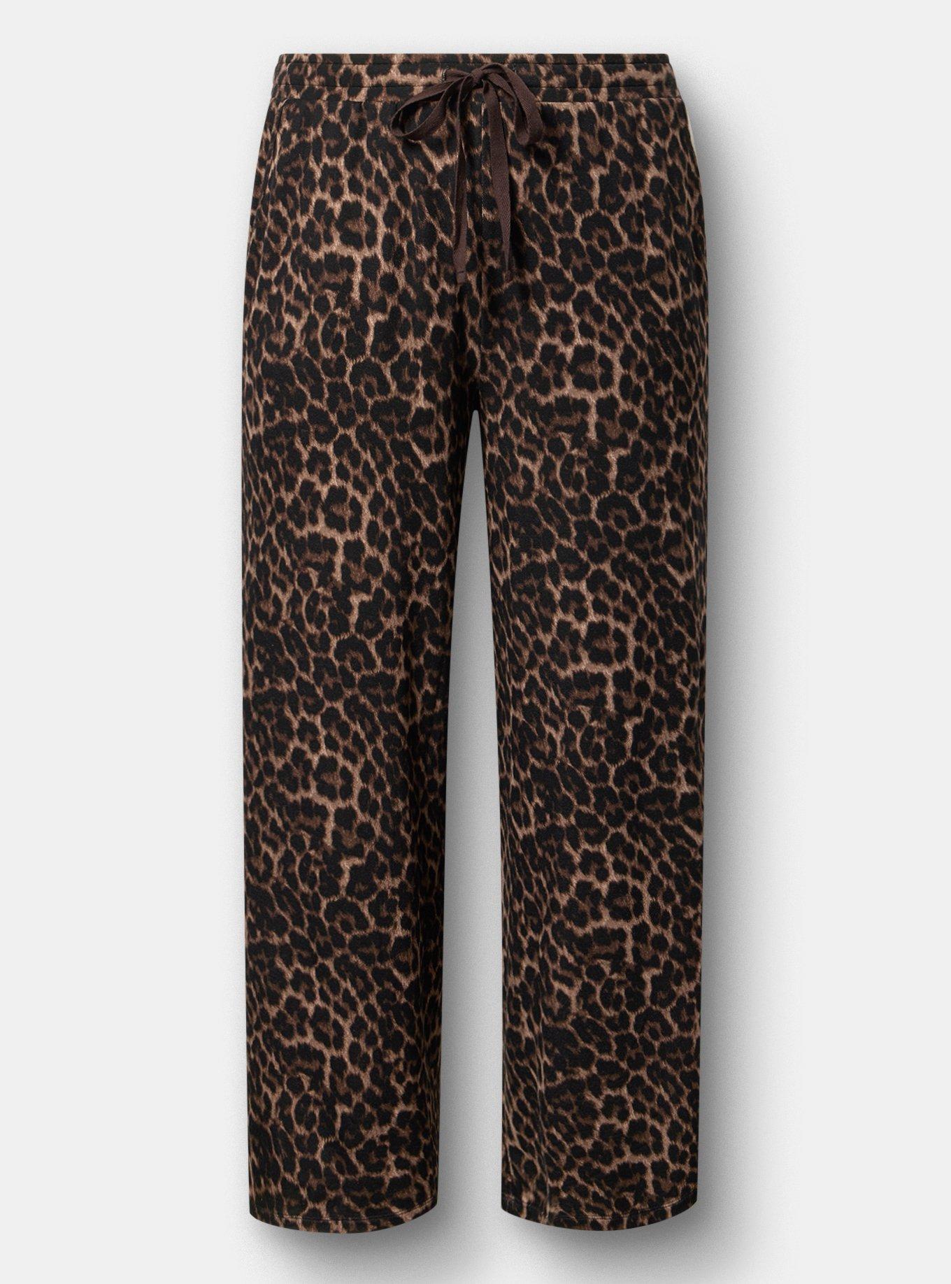 French Terry Ultra Wide-Leg Lounge Pant