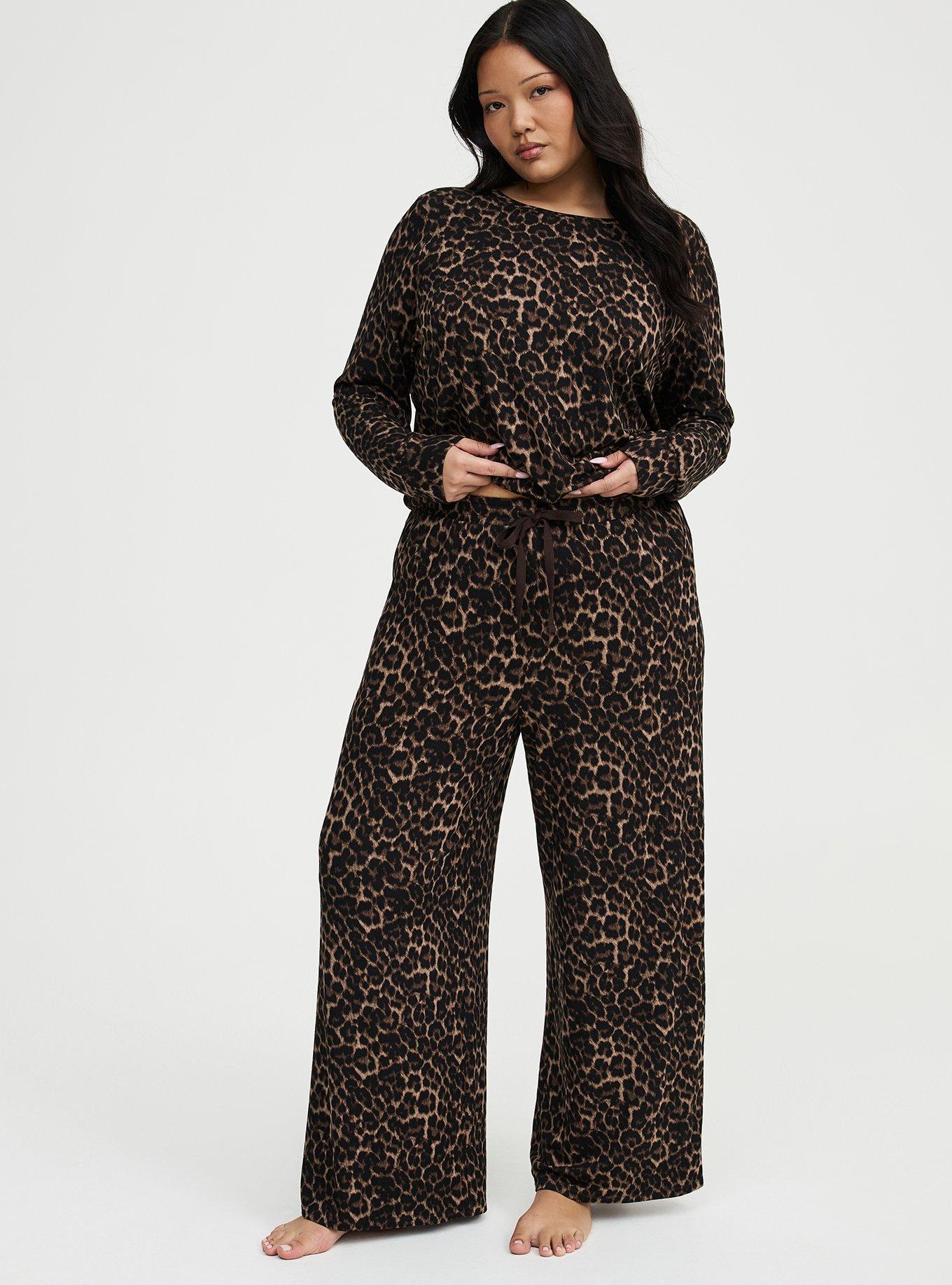 French Terry Ultra Wide-Leg Lounge Pant
