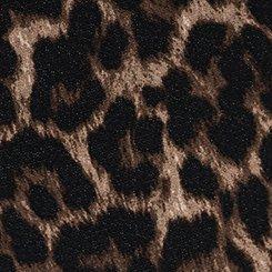 French Terry Ultra Wide-Leg Lounge Pant, ON THE PROWL LEOPARD CHOCOLATE, swatch