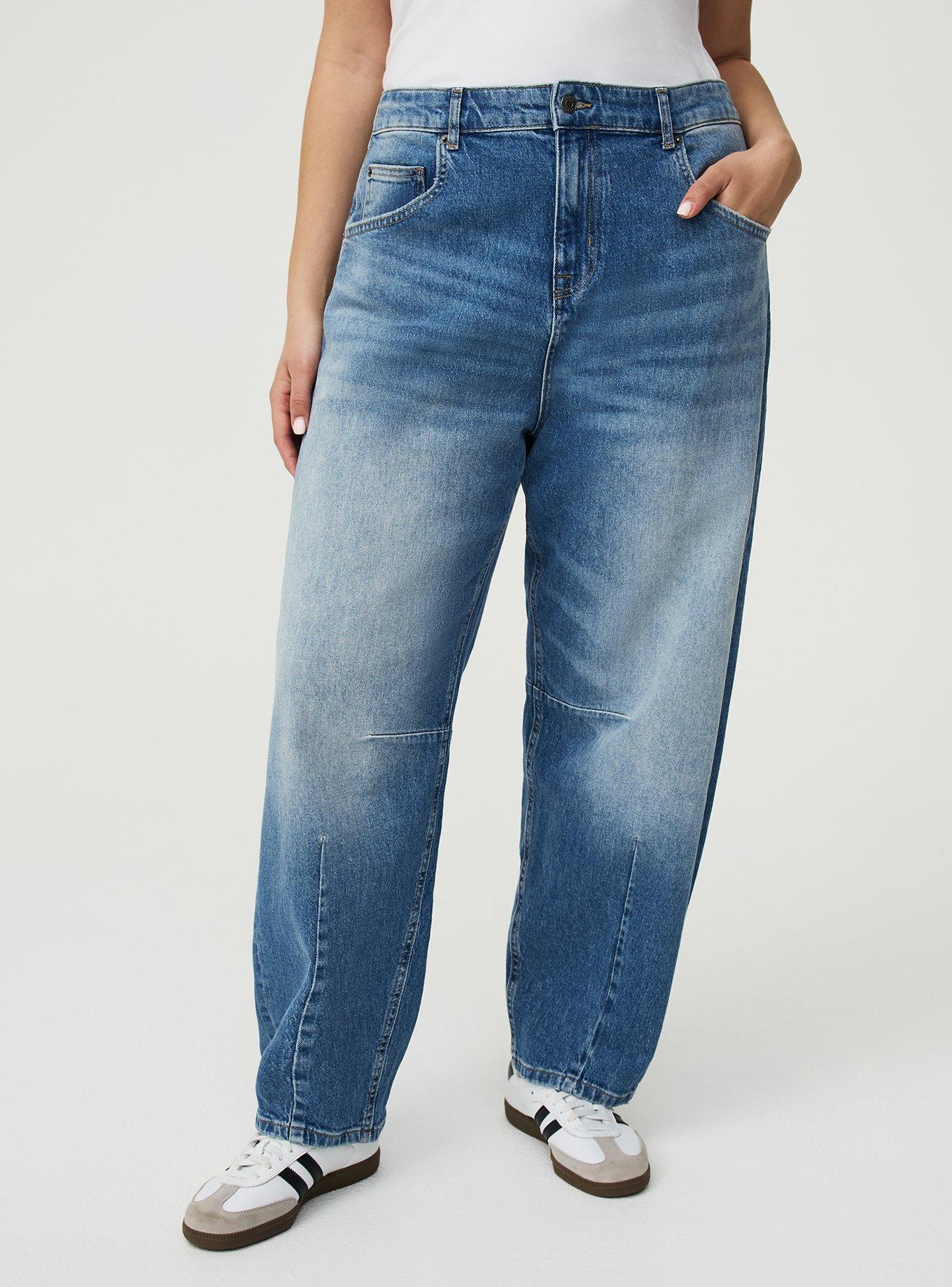 High-Rise Drapey Barrel Jean, RANCH WATER, alternate