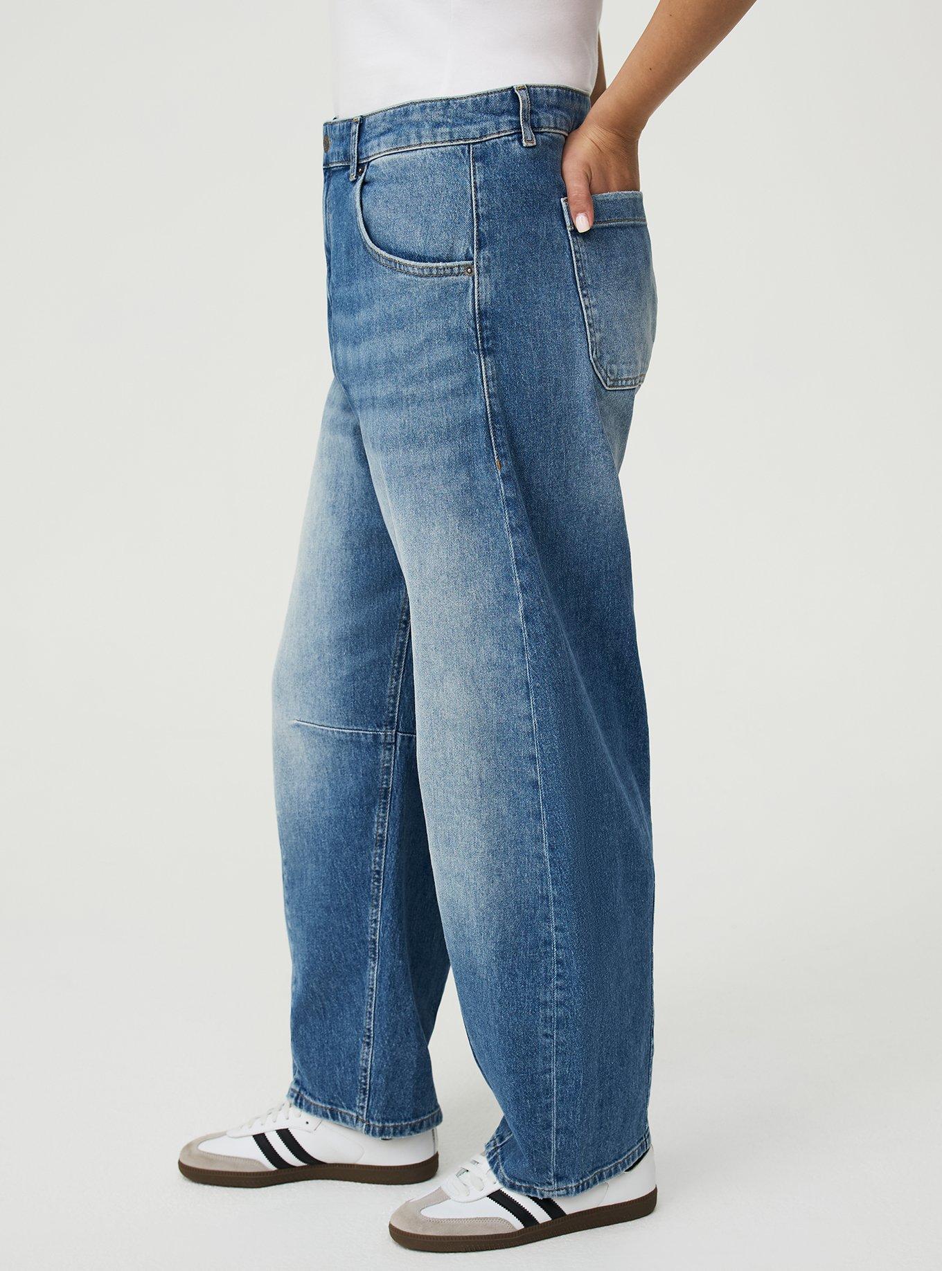 High-Rise Drapey Barrel Jean, RANCH WATER, alternate