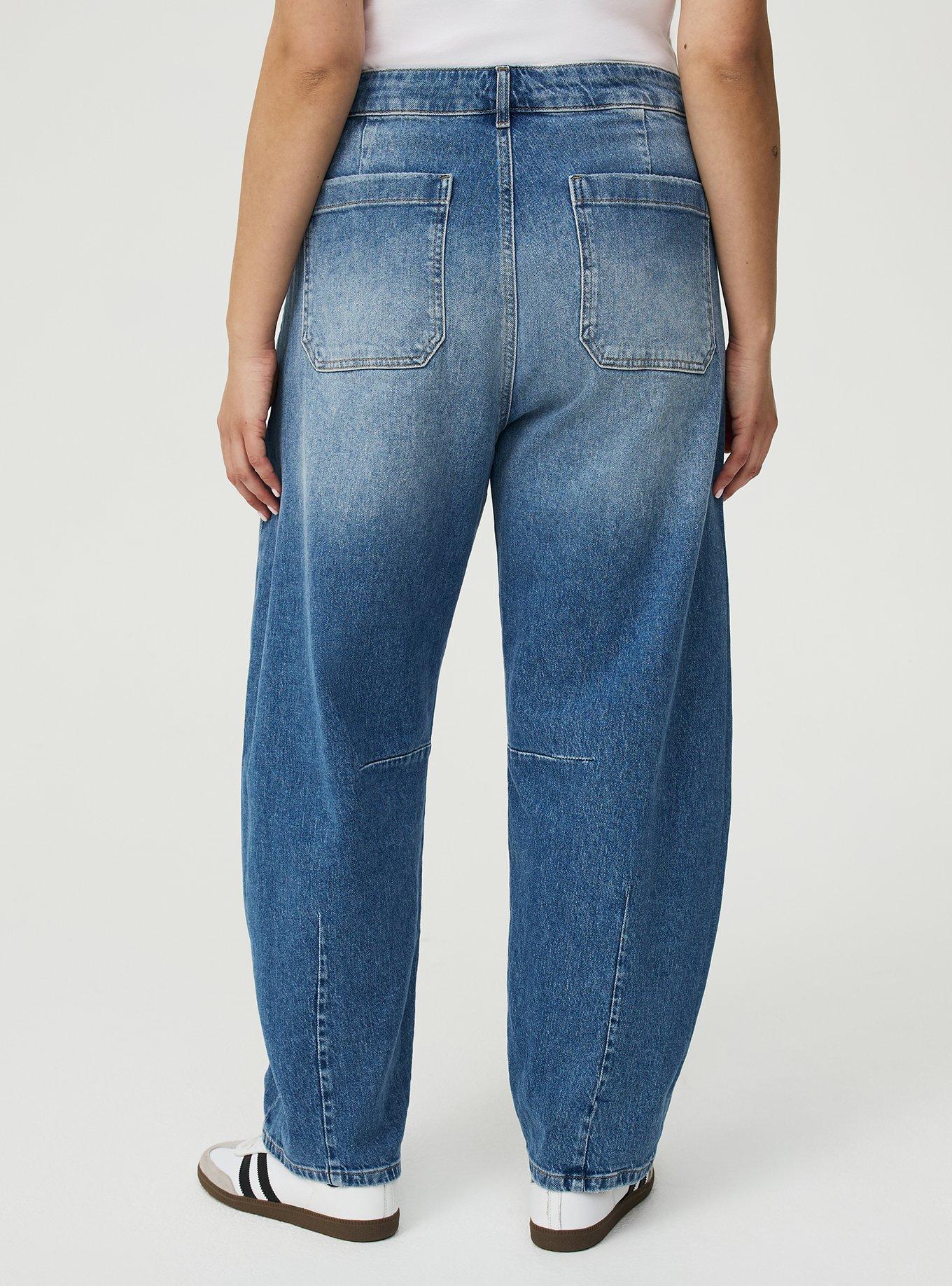 High-Rise Drapey Barrel Jean, RANCH WATER, alternate