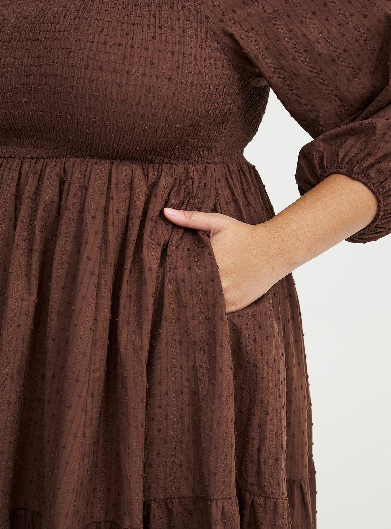 Smocked Bodice Mini Dress