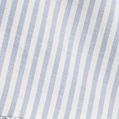 Plus Size Drop Waist Shirtdress, BANKER STRIPE TROPOSPHERE, swatch