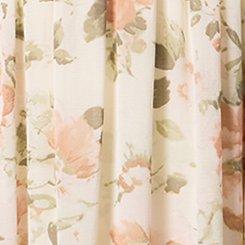 Smocked Bodice Tiered Midi Dress, LIGHT MOOD FLORAL WHISPER WHITE, swatch