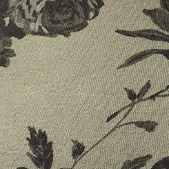 Festi Raw Edge Pullover Sweater, WILD WINTER ROSES FLORAL VETIVER, swatch
