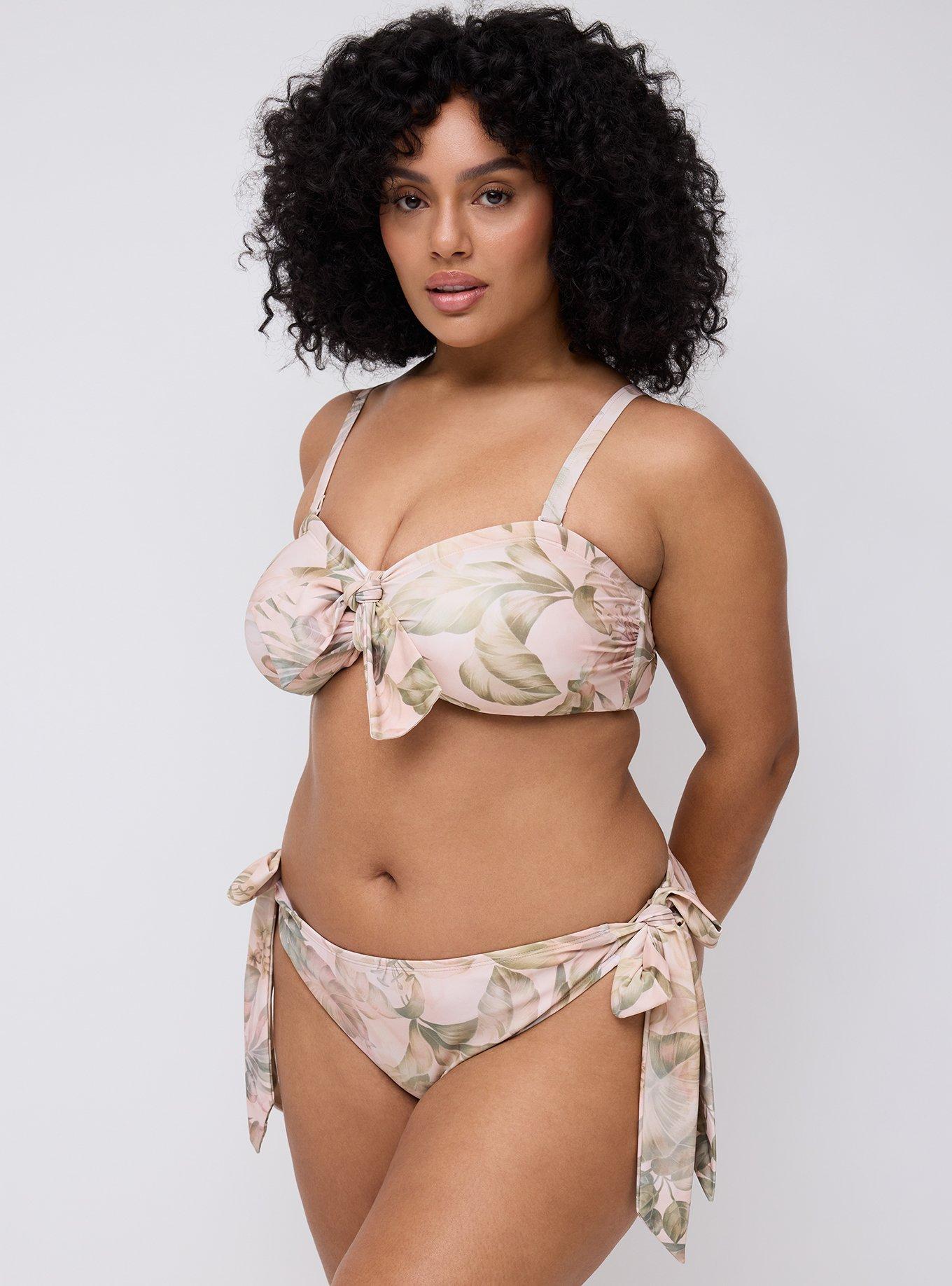 Wire-Free Bow Bandeau, CANAL TROPICAL MULTI, alternate