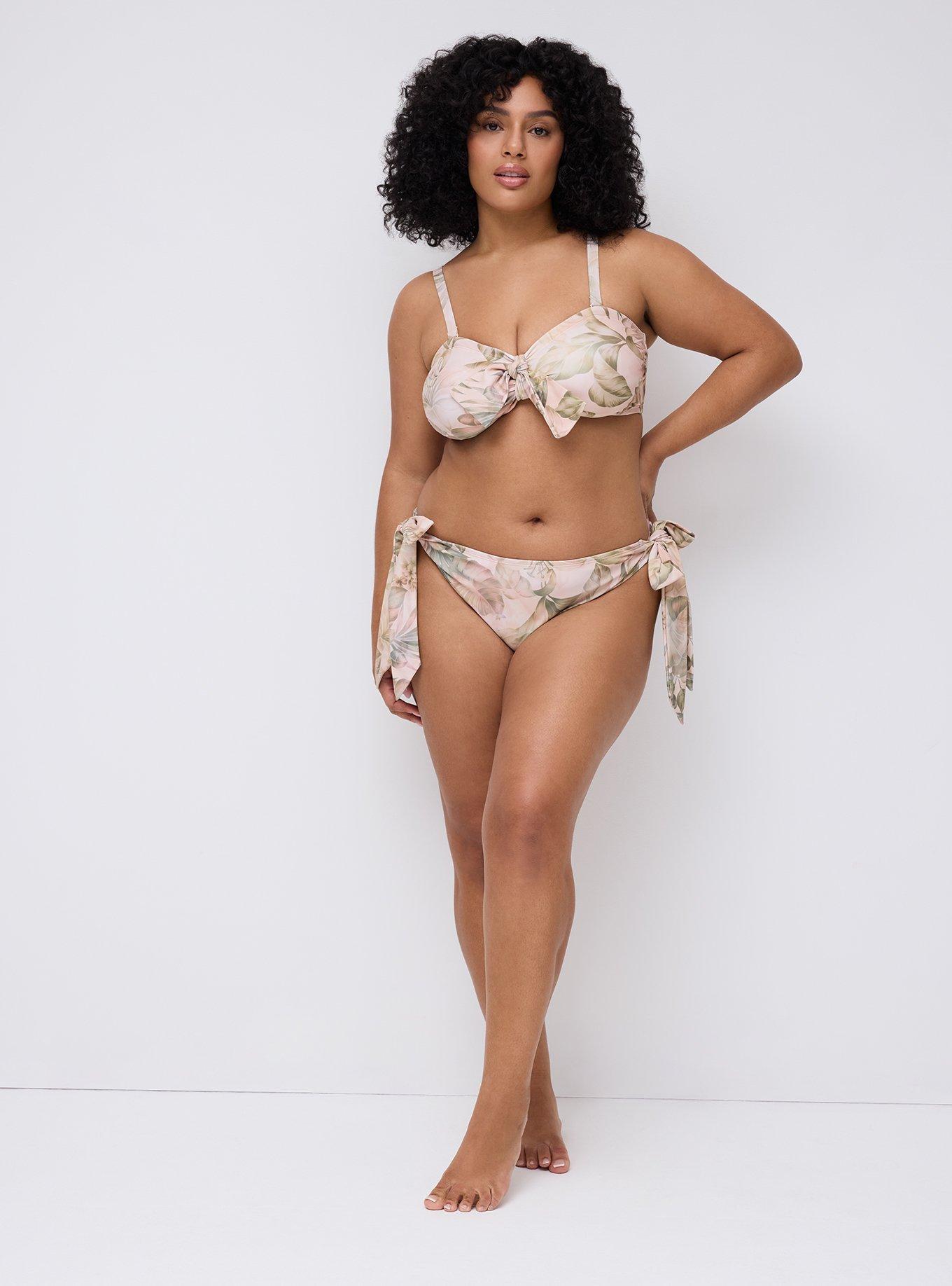 Wire-Free Bow Bandeau, CANAL TROPICAL MULTI, alternate