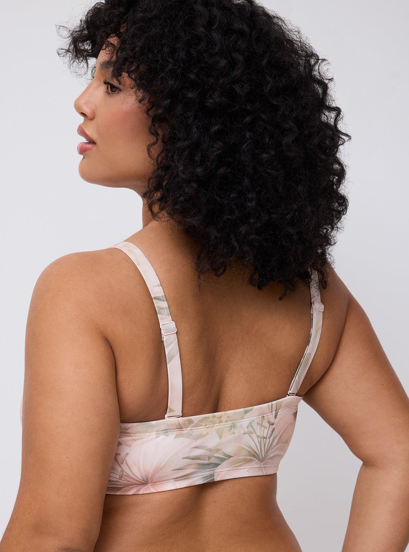 Wire-Free Bow Bandeau, CANAL TROPICAL MULTI, alternate