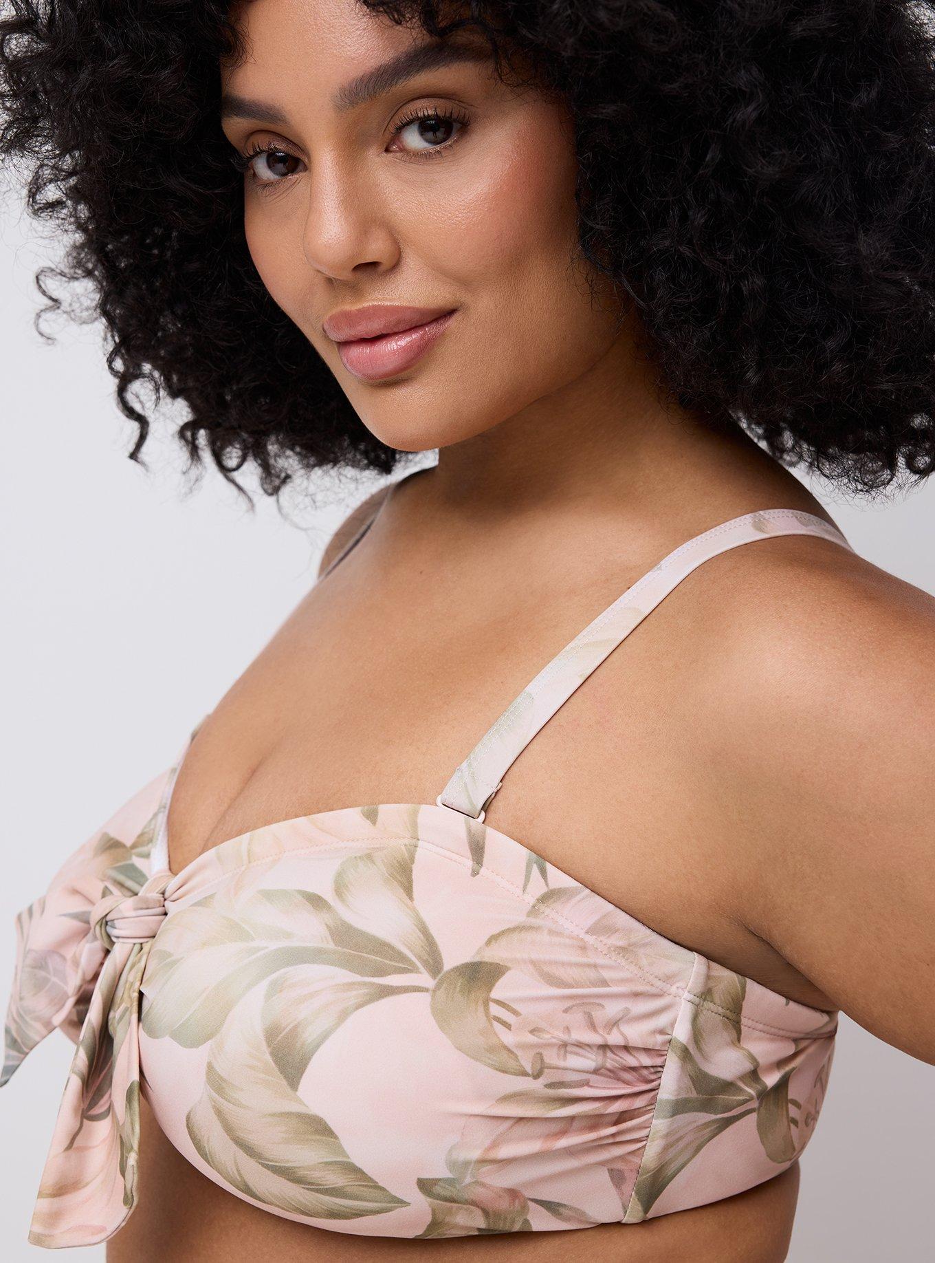 Wire-Free Bow Bandeau, CANAL TROPICAL MULTI, alternate