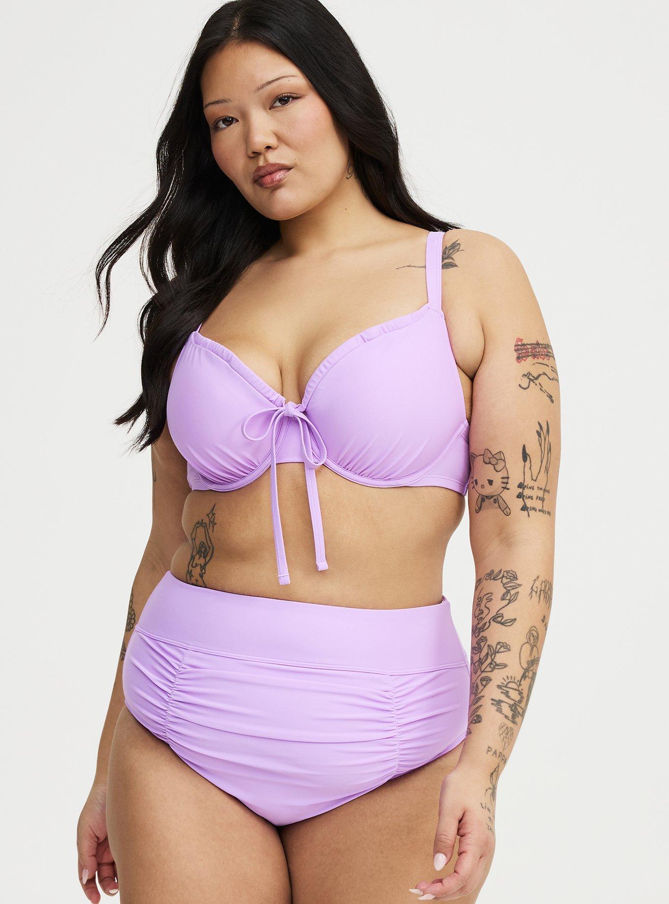 Underwire Bow Bikini Top, WISTERIA SWIM, alternate