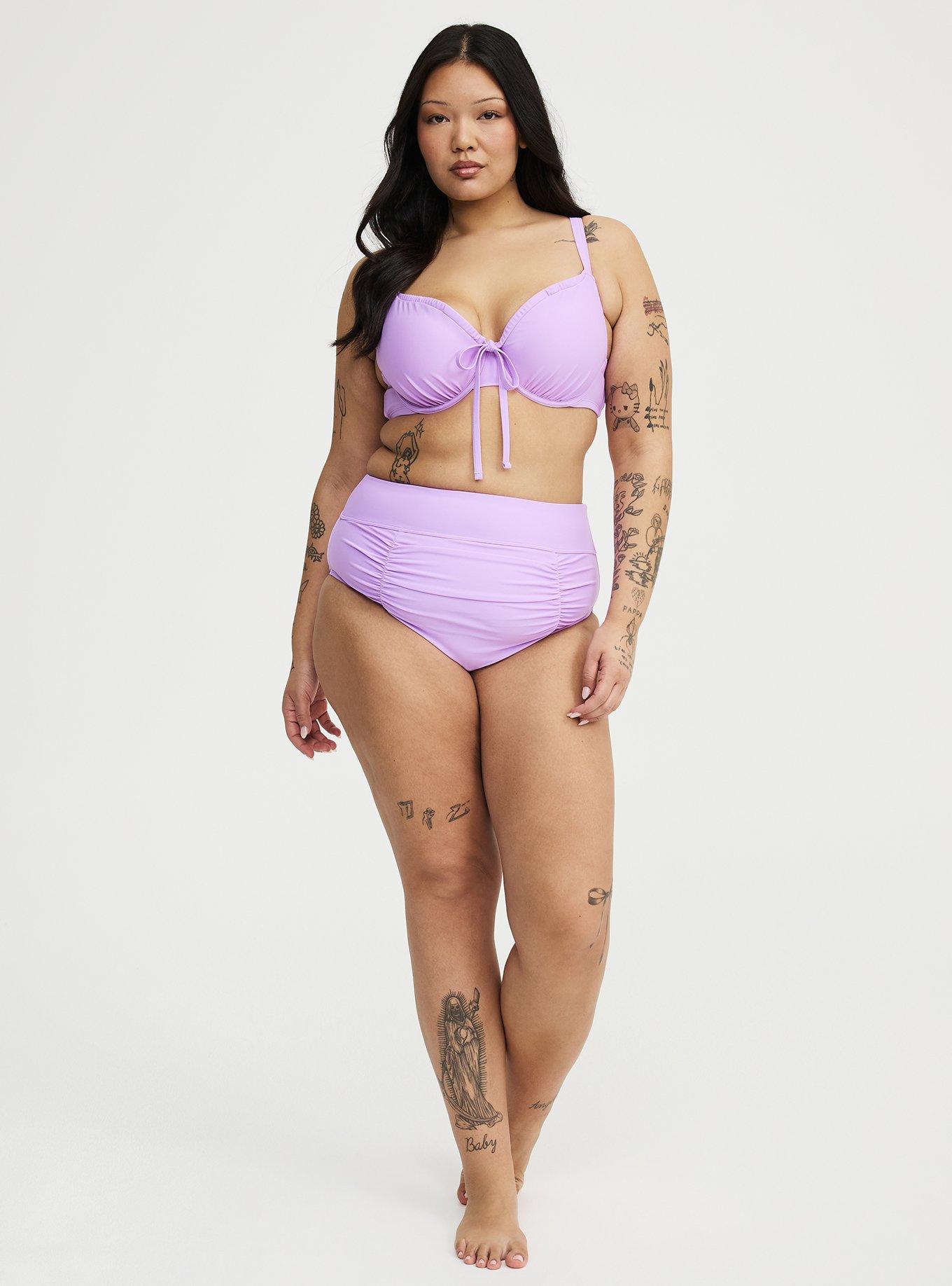 Underwire Bow Bikini Top, WISTERIA SWIM, alternate