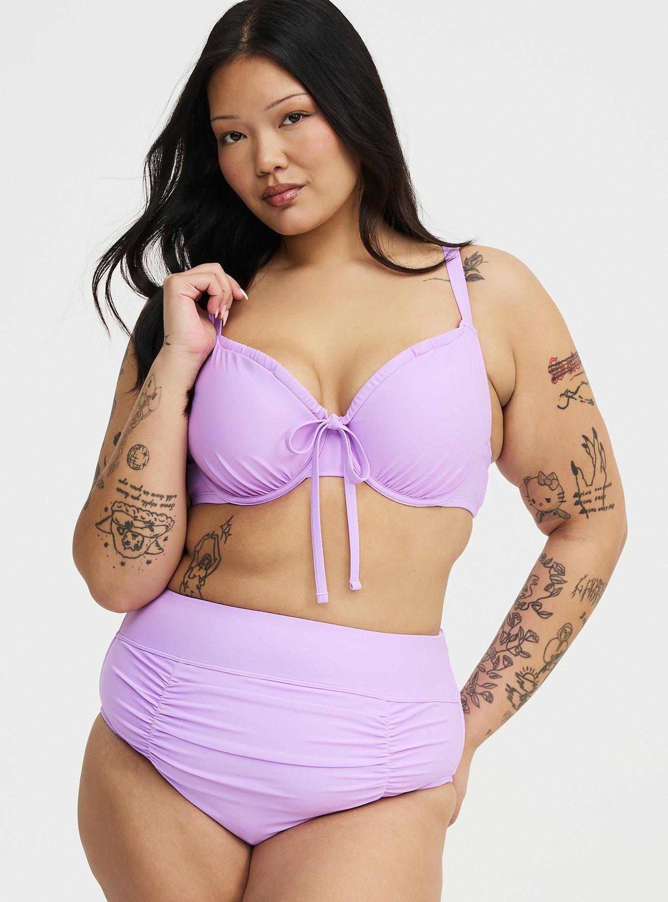 Underwire Bow Bikini Top, WISTERIA SWIM, alternate