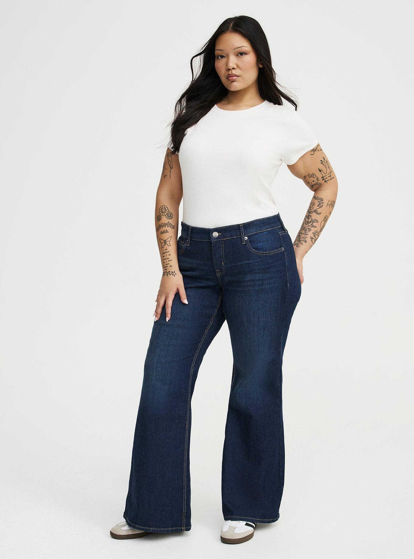Low-Rise Baggy Flare Jean, MAKING WAVES, alternate