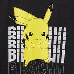 Pokemon Classic Cotton Crew Tee, PIKACHU DEEP BLACK, swatch