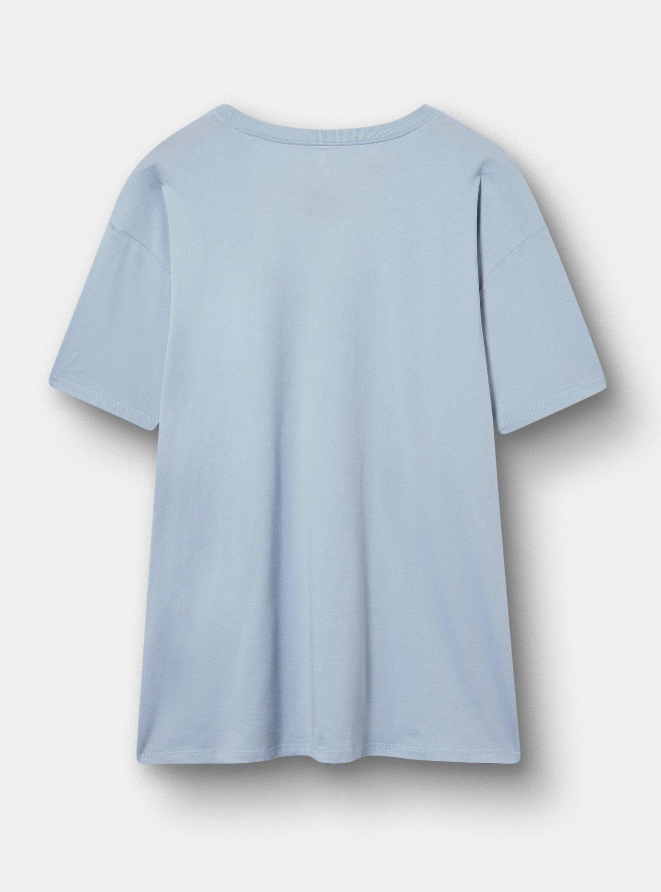 Disney Alice In Wonderland Relaxed Cotton Tee, ALICE IN WONDERLAND DUSTY BLUE, alternate