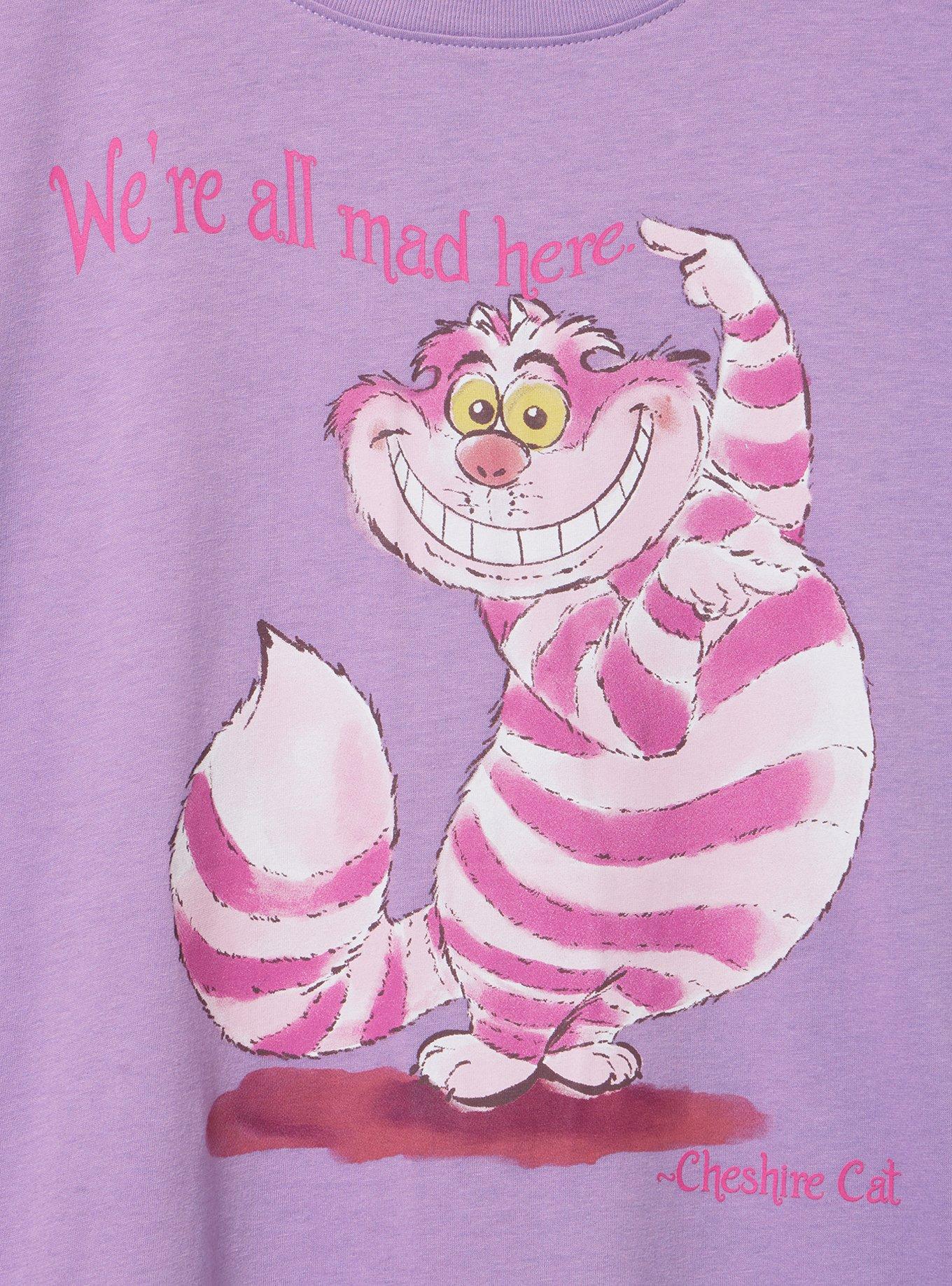 Disney Alice In Wonderland Relaxed Cotton Tee, CHESHIRE CAT RHAPSODY, alternate