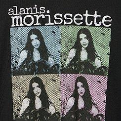 Alanis Morissette Classic Cotton Jersey Crew Tee, ALANIS MORISSETTE DEEP BLACK, swatch