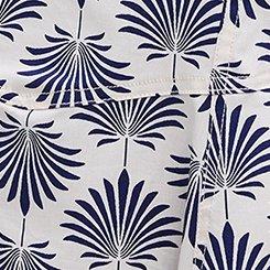 Belle Isle Smocked Back Midi Dress, FANNED LEAVES IVORY, swatch