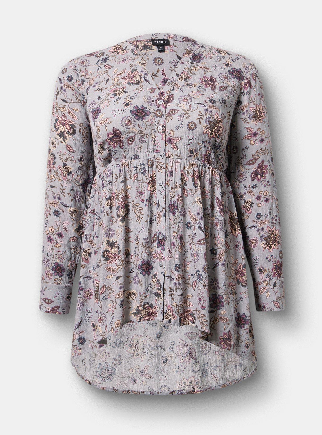 Babydoll Tunic Top, MADSION JACOBIEN, hi-res