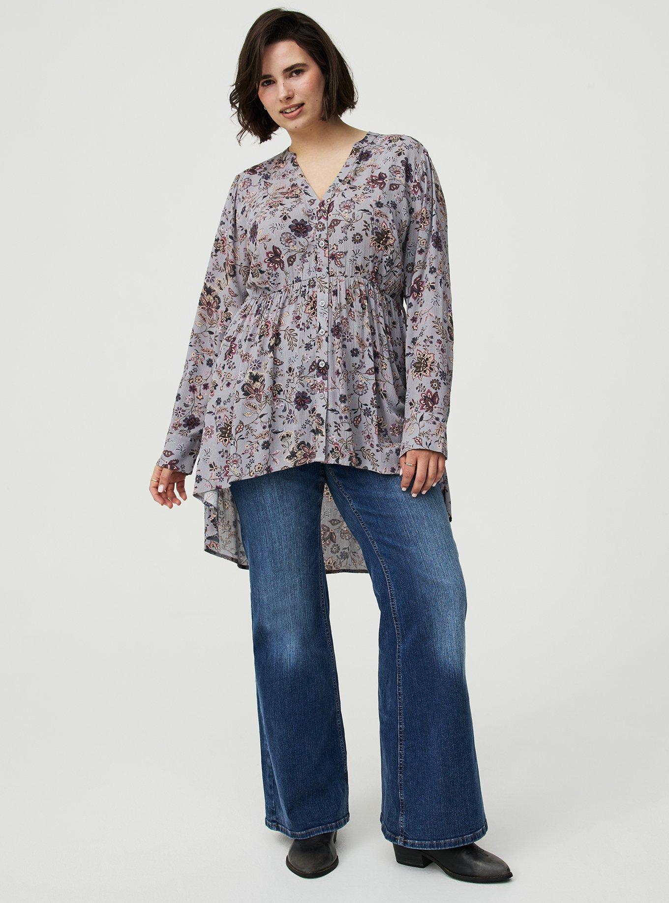 Plus Size - Babydoll Tunic Top - Torrid