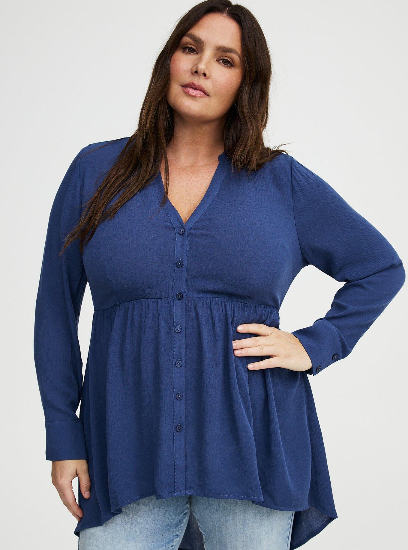 Babydoll Tunic Top, OCEANA, alternate