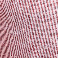 Plus Size Belle Isle Balloon Sleeve Blouse, TIPPING STRIPE RED WHITE, swatch