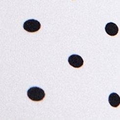 Retro Chic Button Neck Foxy Top, DOTTIE DOTS WHITE, swatch