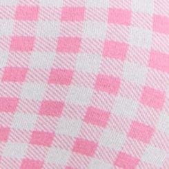 Retro Chic Button Neck Foxy Top, SOPHIE GINGHAM PINK, swatch