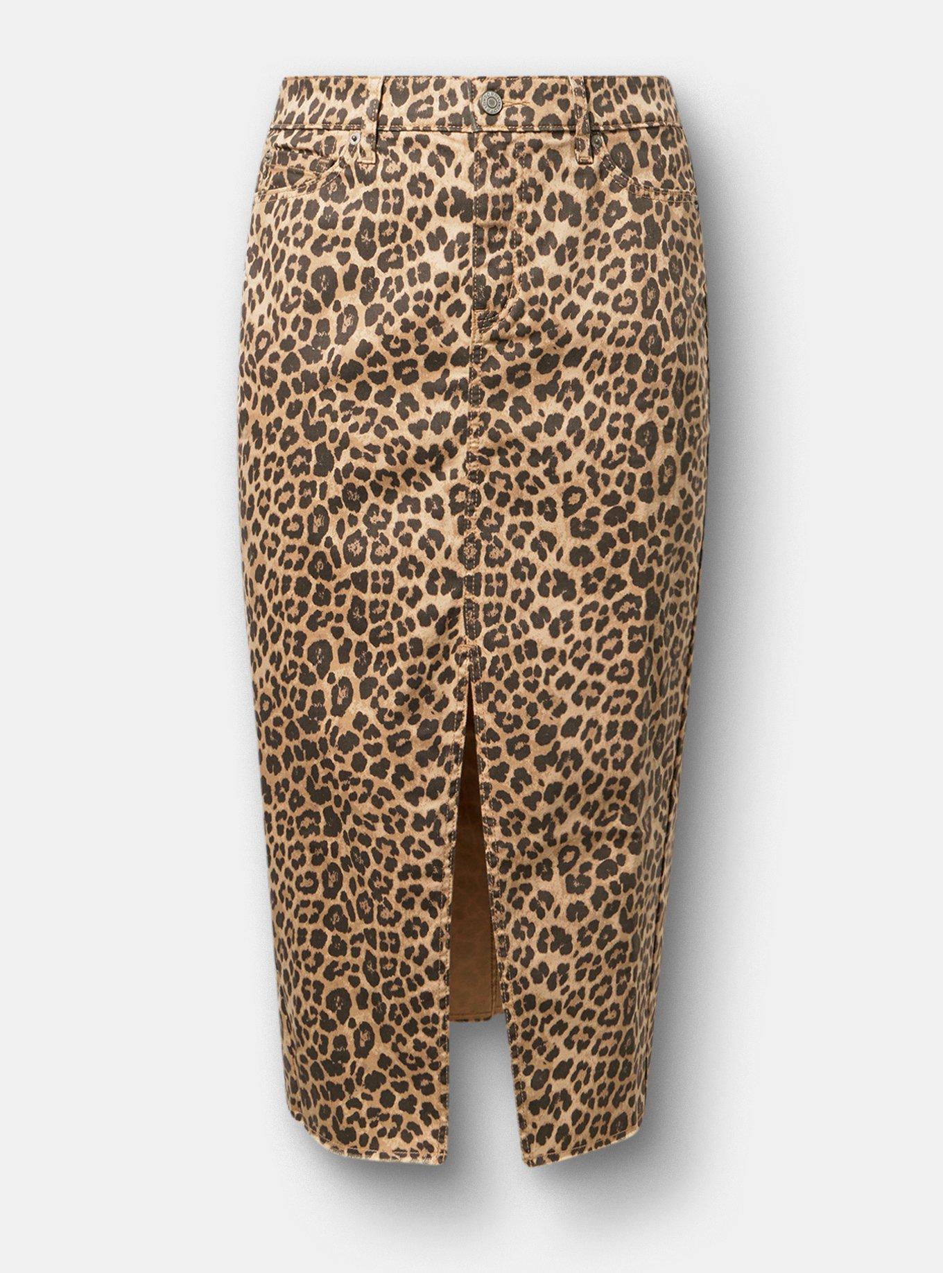 Midi Frayed Denim Skirt