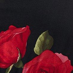 Button Front Maxi Dress, ENCORE ROSES FLORAL BLACK, swatch